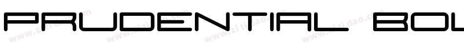 Prudential Bold字体转换